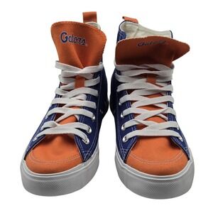Florida Gators Shoes Mens 8 Blue Orange NCAA Football Skicks High Top Canvas